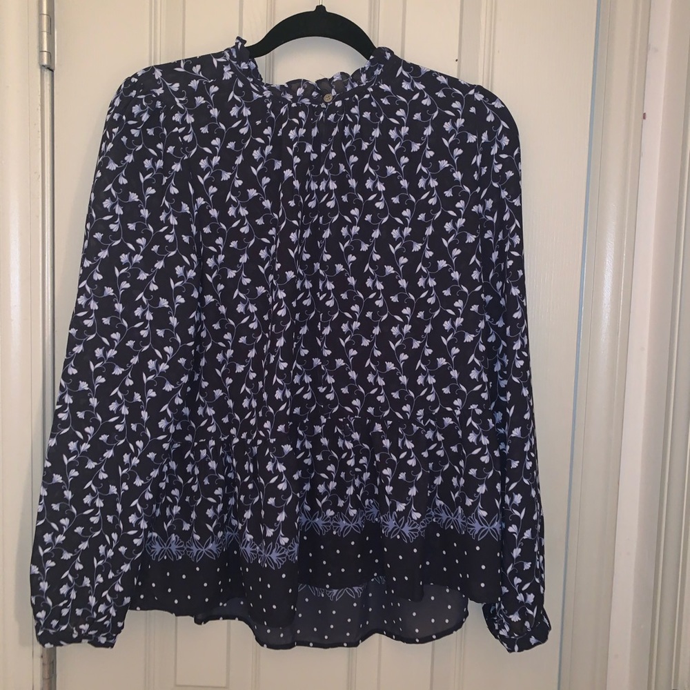 LOFT Floral Blouse